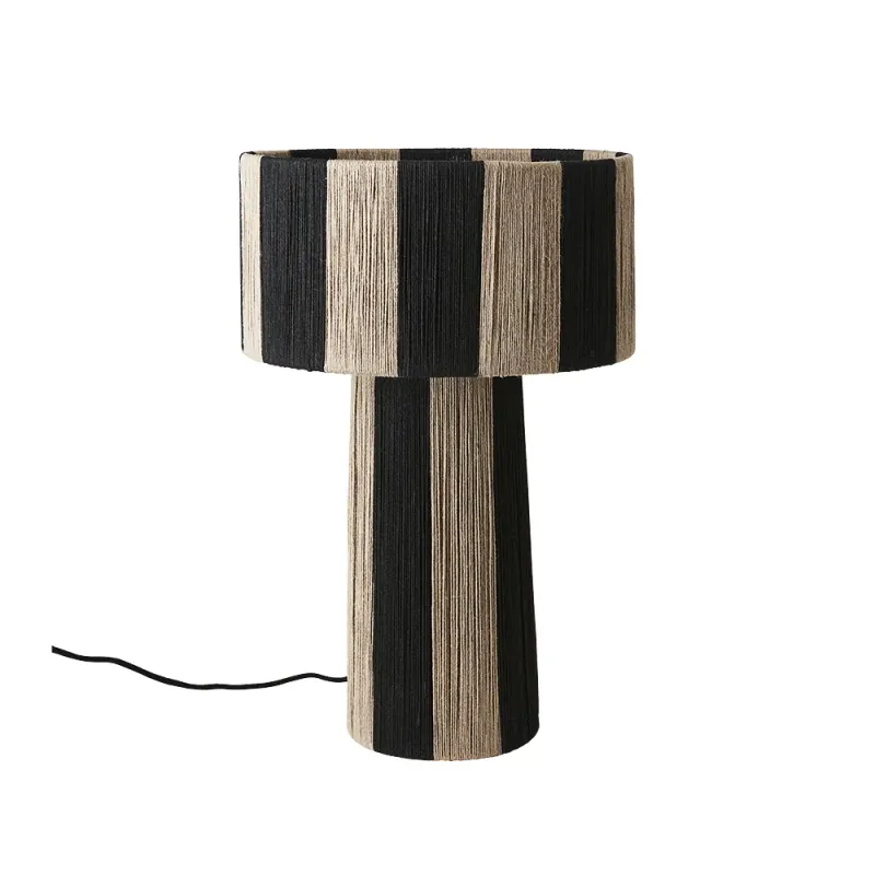 Affari of Sweden, JULLAN bordslampa svart/natur 49 cm
