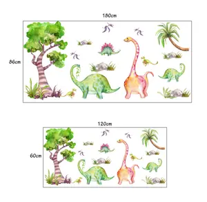 Väggdekor - Akvarell Dinosaurer