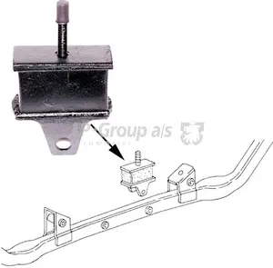JP GROUP 1117900900 Motorkudde
