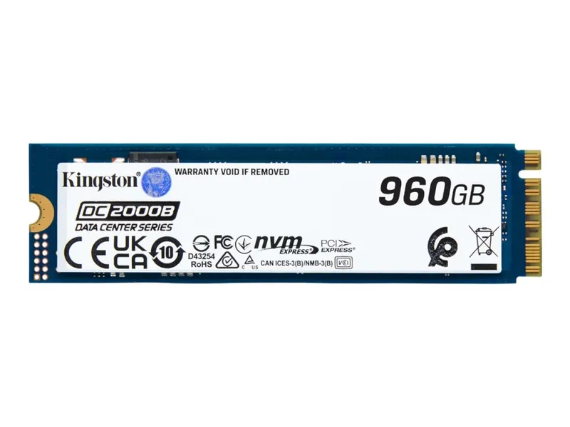 Kingston DC2000B DataCenter SSD - 960GB - PCIe 4.0 - M.2 2280