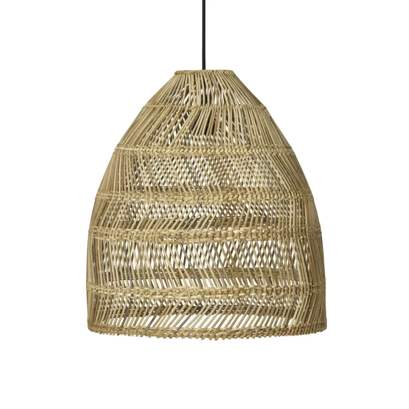 Taklampa / Takskärm Maja Wicker Natur 36 cm