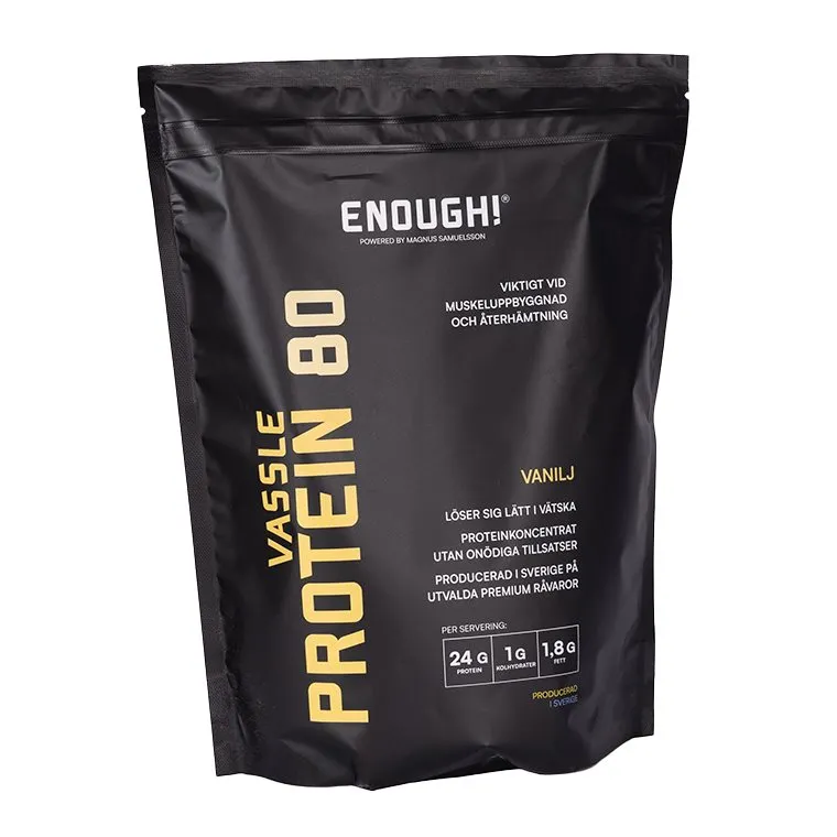 Enough Proteinkoncentrat 80 Vanilj 1kg