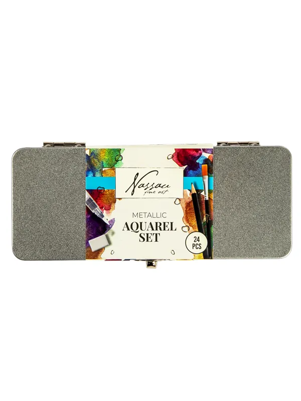 Nassau Metallic Aquarel Set - 24 pcs