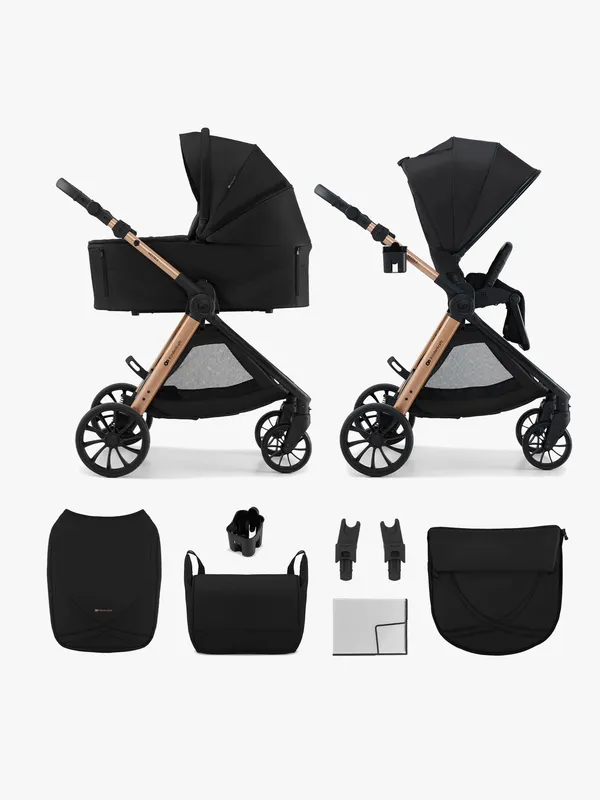 Kinderkraft Vesto 2 2-in-1 Duovagn, Black