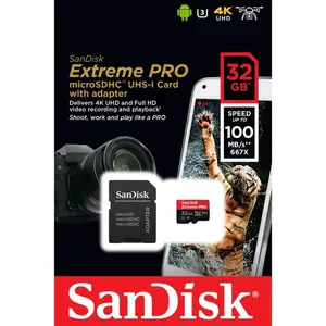 SanDisk Extreme Pro Micro/SDXC UHS-3 170MB/s - 32GB