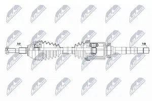 NTY NPW-FR-180 Drivaxel