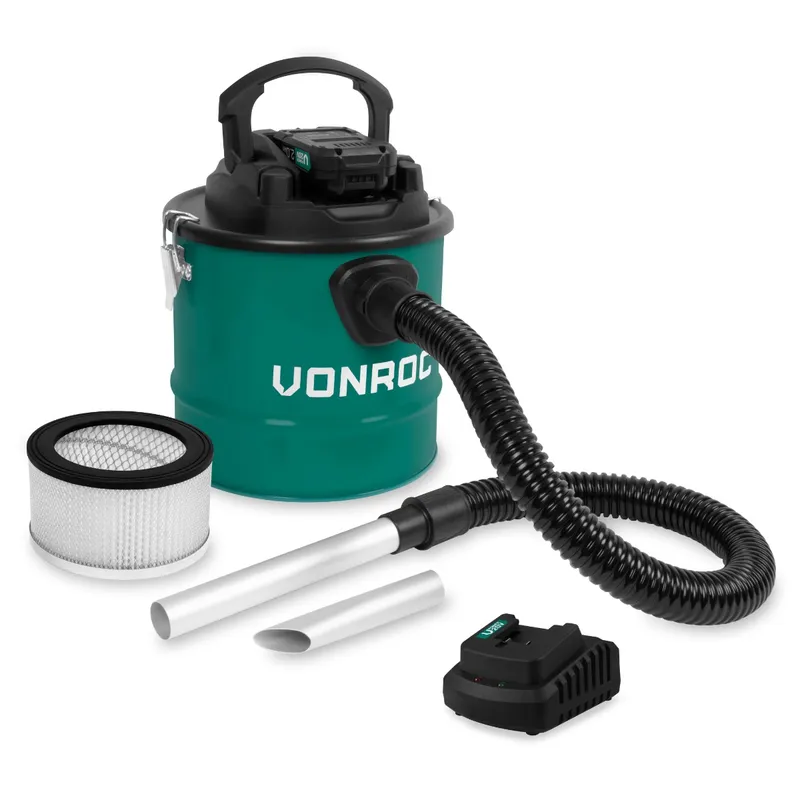 Batteridriven askdammsugare 20V - 2.0Ah - 12L tank | Inkl. Batteri och snabbladdare
