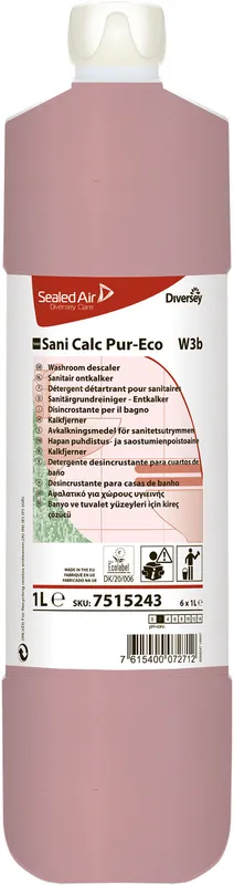 Avkalkningsmedel sanitetsutrymmen Taski Sani Calc Pur Eco 1 liter