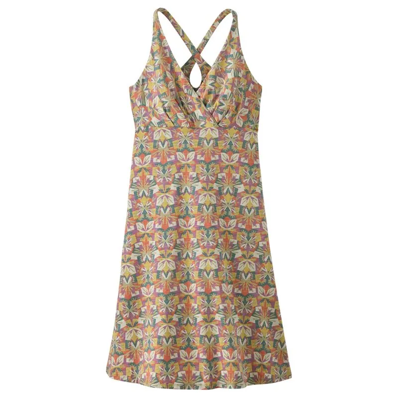 Patagonia Women’s Amber Dawn Dress Butterfly Geo: Weathered Stone