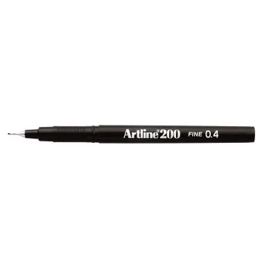 Fineliner Artline EK-200 F 0.4 Svart