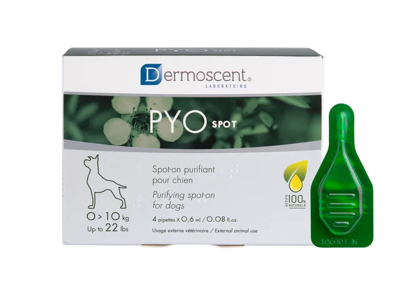 Dermoscent PYOspot för hundar 0-10 kg 4 x 0,6 ml