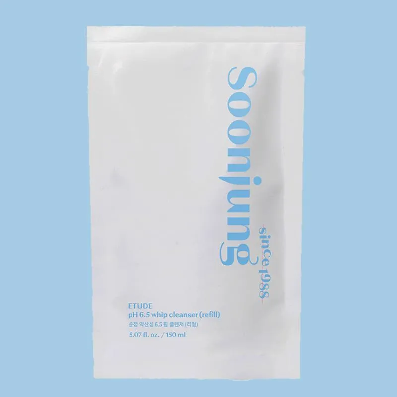Etude House Soon Jung Ph 6.5 Whip Cleanser 150ml Refill 150mL x 1PCS