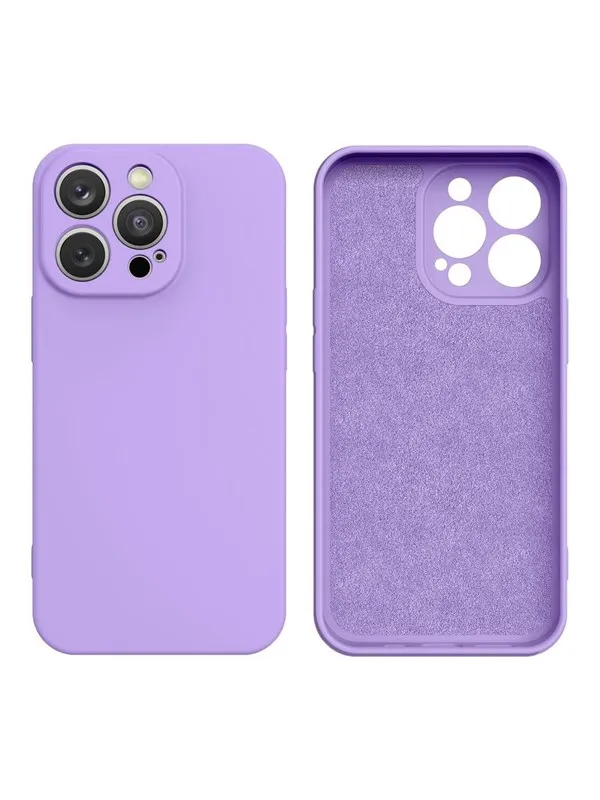iPhone 14 Plus Skal Silicone – Lila
