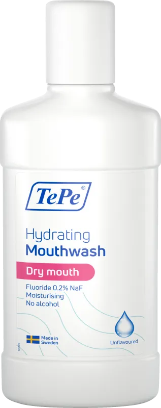 TePe Hydrating Mouth Wash Dry Mouth Unflavoured 500 ml