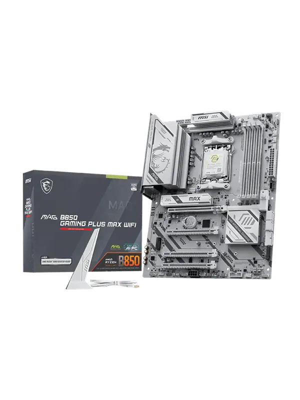 Msi Mag B850 Gaming Plus Max Wifi Moderkort - AMD B850 - AMD AM5 - DDR5 RAM - Atx