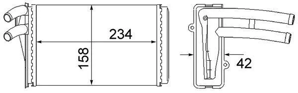 Värmepaket MAHLE AH 54 000S