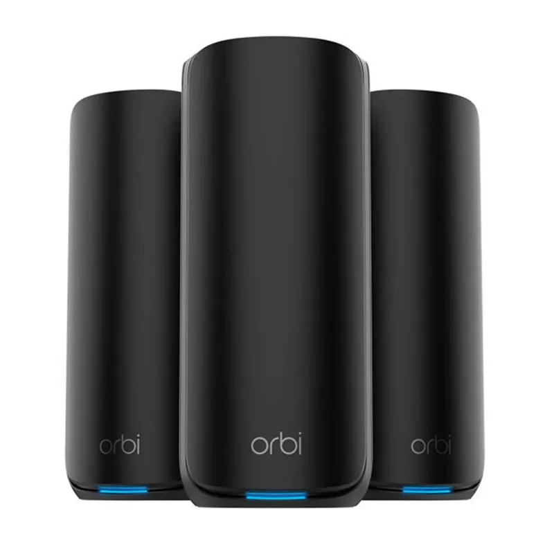 Netgear Orbi 870 Series RBE873 - Wi-Fi system - Wi-Fi 7 - desktop - Mesh router 802.11a/b/g/n/ac/ax/be (Wi-Fi 7)