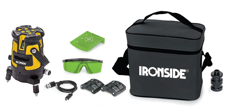 Ironside 102381 Korslaser med grön laser