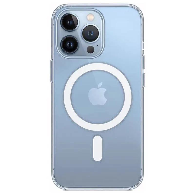 iPhone 13 Serien Silikonskal – Magsafe Transparent