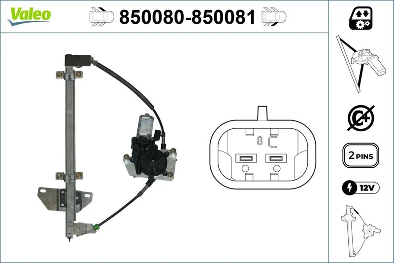 Fönsterhiss VALEO 850080