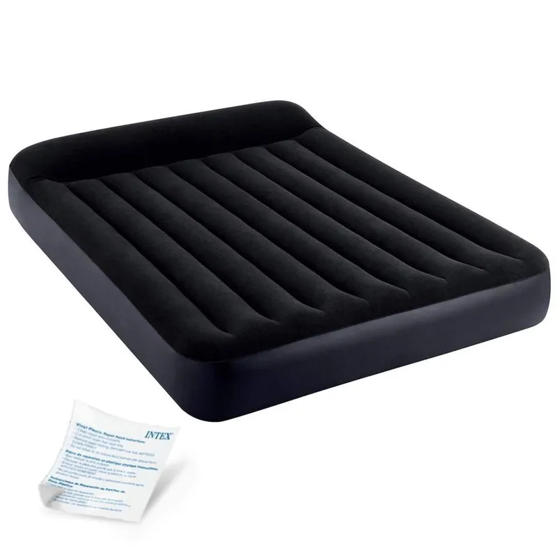 Uppblåsbar bäddmadrass 203×152 cm Dubbelsäng INTEX 64143