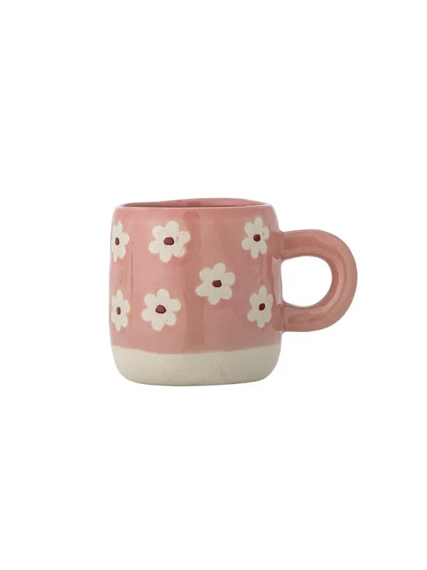 Bloomingville Millie kopp 11 cl Rosa, blommor