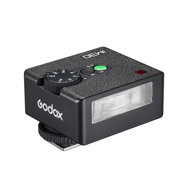 Godox iM30 Mini Kamerablixt GN15 Kamera Speedlite 7 Effektlägen 3.6s Laddningstid med svart