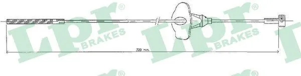 Handbromsvajer LPR C0251B
