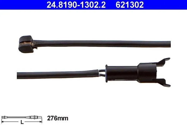 Slitagevarnare bromsbelägg ATE 24.8190-1302.2
