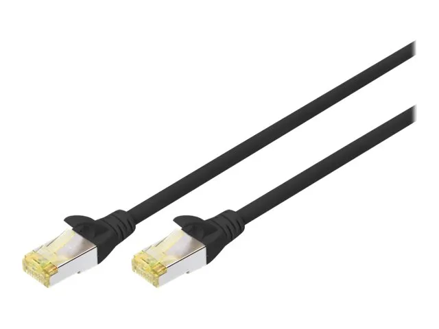DIGITUS patch cable - 1 m - black - Svart - 1m (#9117)