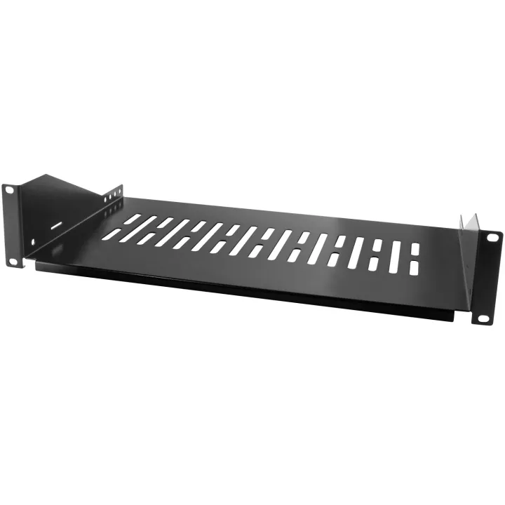 19″-hylla Svart 2U