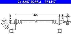 Bromsslang ATE 24.5247-0236.3