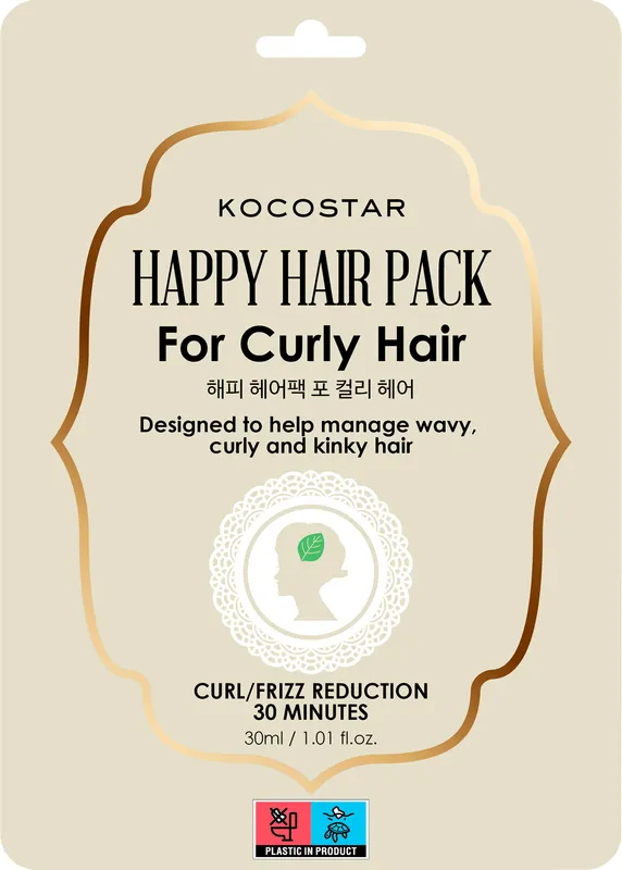KOCOSTAR Happy Hair Pack For Curly Hair 30 ml