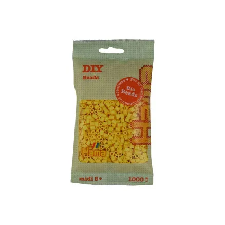 Hama Bio Midi Pärlor - 1000 st. - 103 Ljusgul