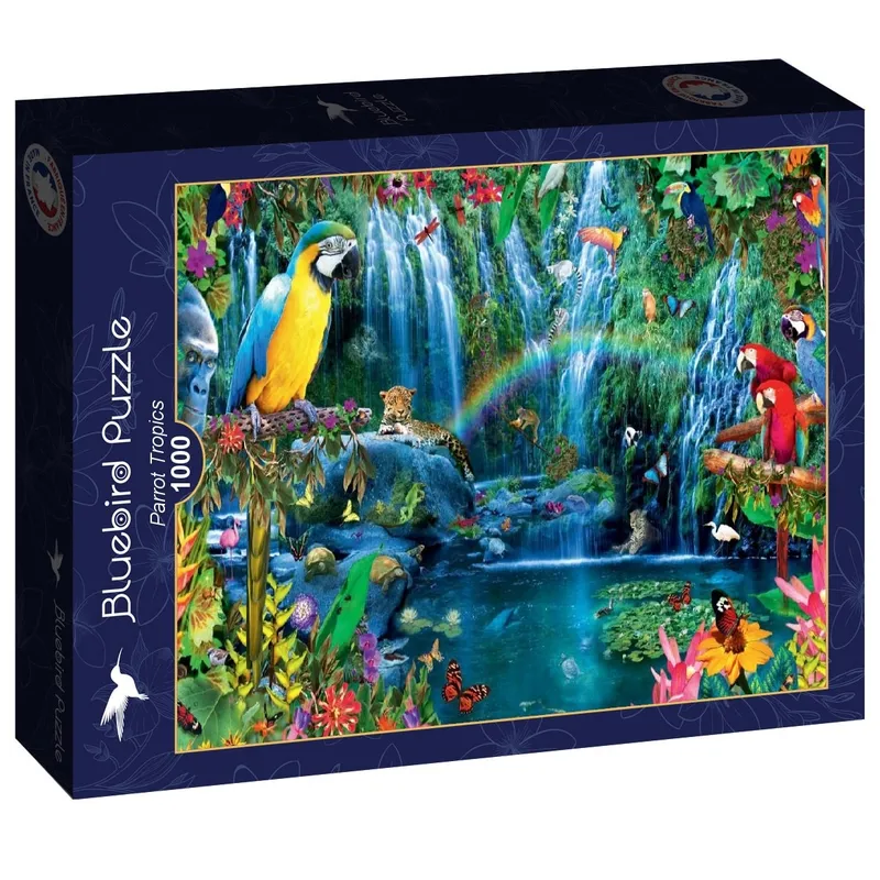 Bluebird Pussel – Papegoja Tropikerna 1000 Bitar