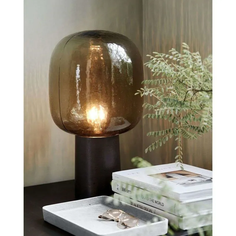 Note Bordslampa Brown Brass – House Doctor – Vardagsrum – Aluminium