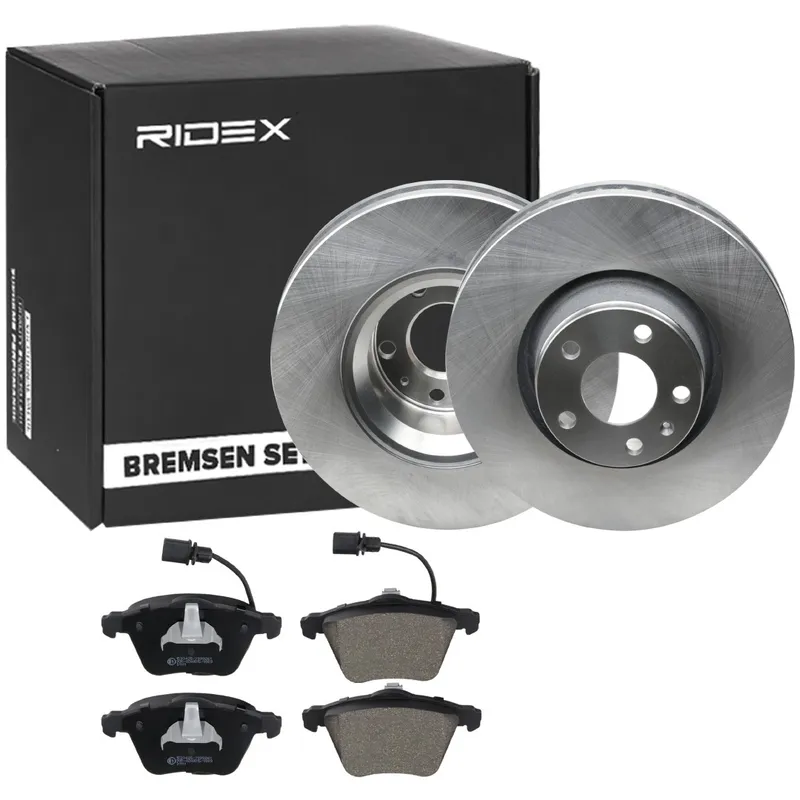 Bromssats, skivbroms RIDEX 3405B0351