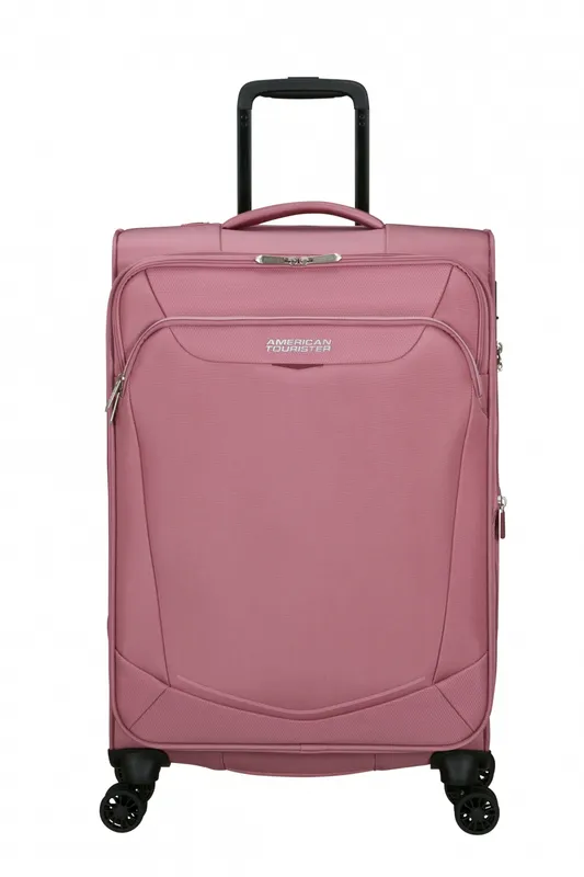 American Tourister Summerride 4-hjul 69 cm – Mellanstor Expanderbar Lilas Pink, Mellanstor Resväska