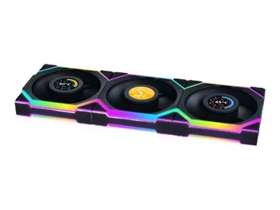 Lian Li UNI FAN SL Wireless LCD – Lådfläkt – 120 mm – svart (paket om 3)
