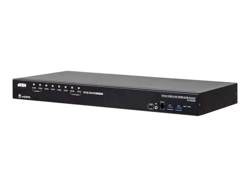 ATEN CS18208 - KVM / audio / USB switch - 8 ports - rack-mountable