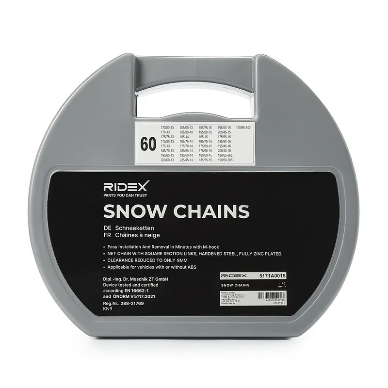 Snökedjor RIDEX 5171A0015