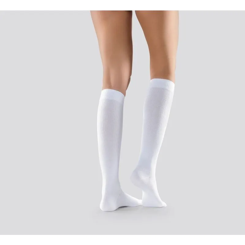 Mabs cotton knee white s 1 par