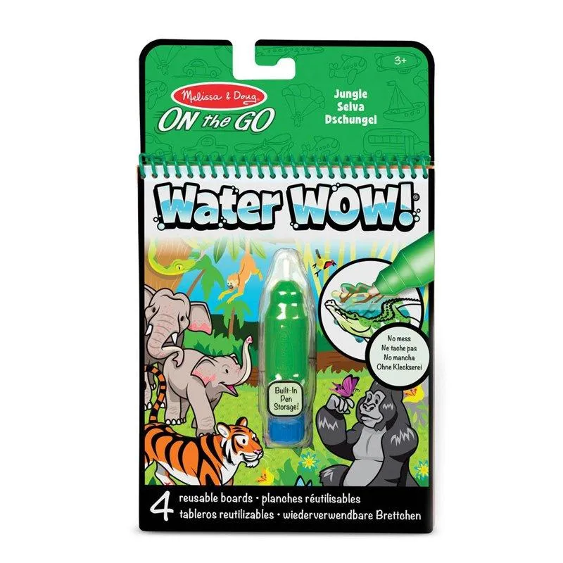 Water WOW! Water-Reveal Målarbok Djungel Spin Master