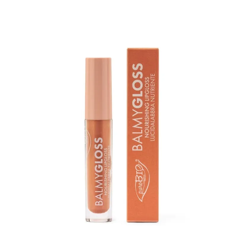 puroBIO Lipgloss Fluid Balmygloss 03 Shimmering Soft Peach 4 ml