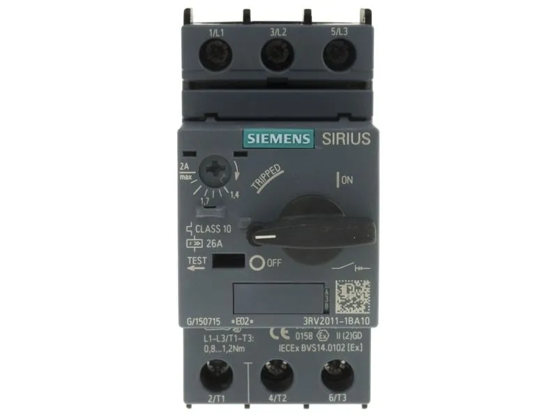 Siemens Circuit-breaker screw connection 2a 3rv2011-1ba10