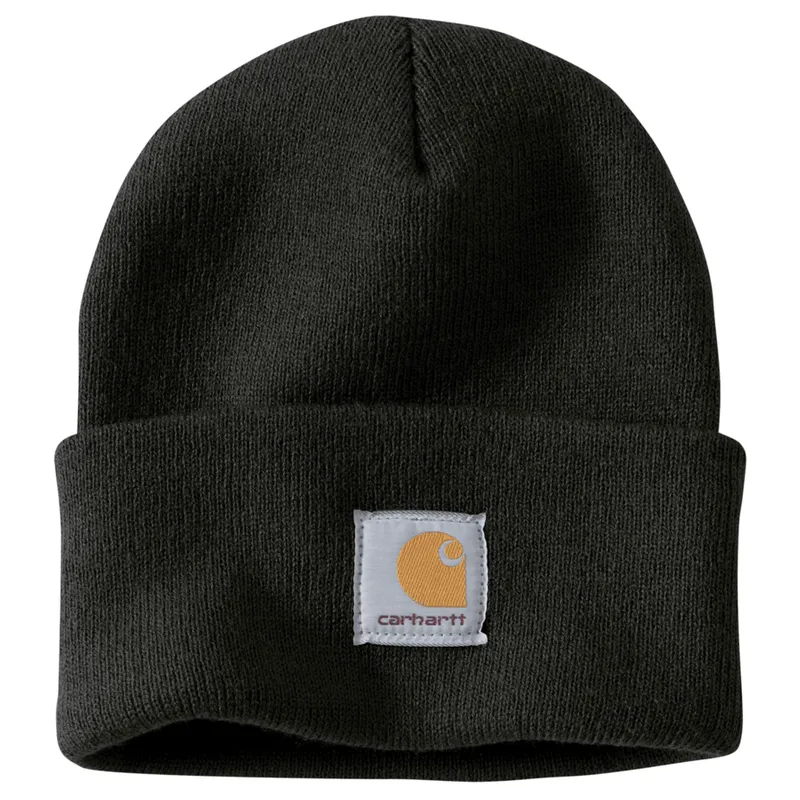 Carhartt Knitted Cuffed Beanie Black