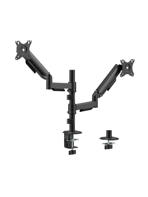 Gembird Monitor Arm - Adjustable arm 2-display 17″-32″ (#5351)