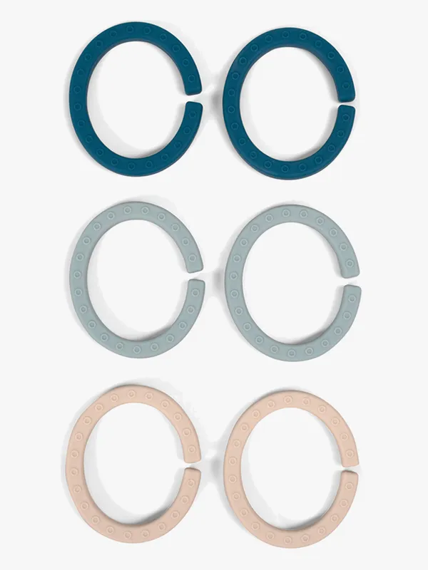 Filibabba Upphängningsringar – 6-pack – Blue