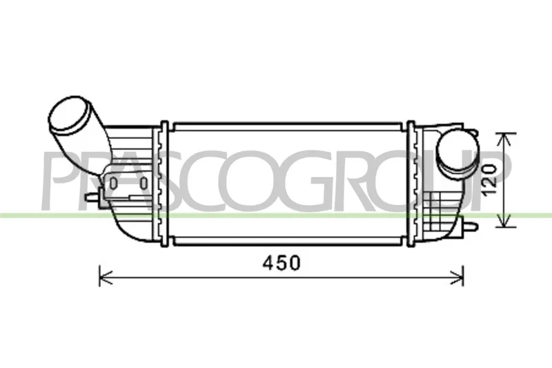 Intercooler PRASCO CI523N004