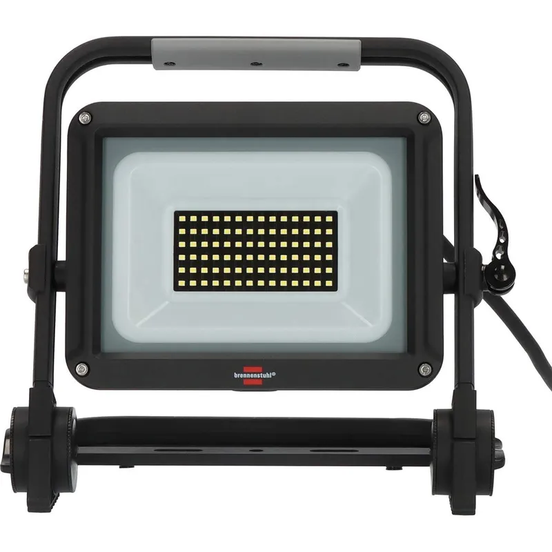 Mobil LED-bygglampa JARO 7060 M / LED-strålkastare 50W för utsidan (LED-arbetslampa med 5m kabel, LED-nödbelysning med 5800lm ti